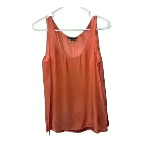 Vince  Coral Silky Sleeveless Blouse,‎ Small