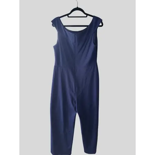 Connected Apparel Size 16 Scoop Neckline Professional Jumpsuit Zipper Closure