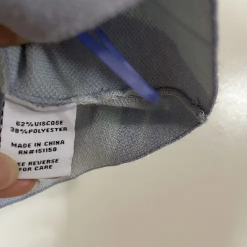 525 America  square neck blue swirl stretchy bandage tank top size Medium