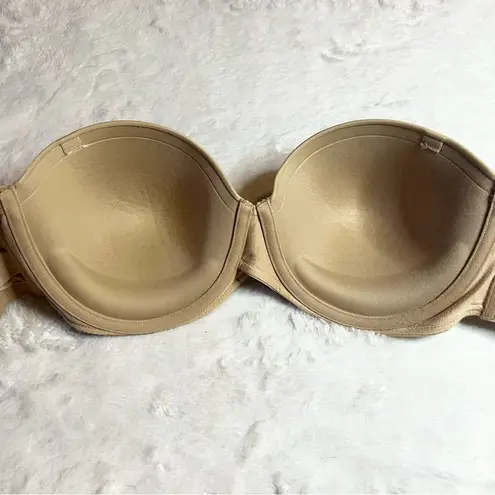 Maidenform Ultimate Stay Put Strapless Underwire Bra Nude Size 38D
