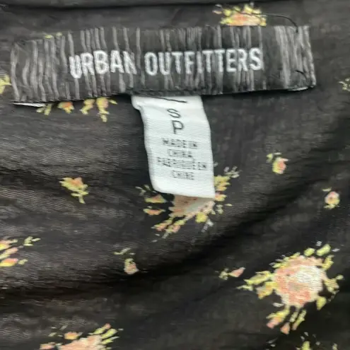 Urban Outfitters  Floral Babydoll Short Sleeve Dress Small