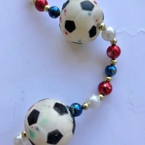 Soccer Balls Necklace St Patrick’s Patriotic day