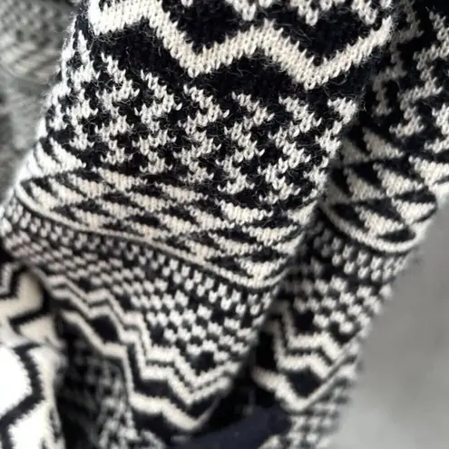 Mustard Seed  Kimono Poncho Womens Large/XL Aztec Tribal Open Front w/Sleeves