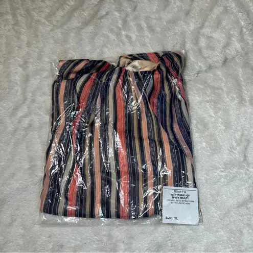 Nine Britton  Size‎ XL Women's Multicolor Striped Colorful Tank Top