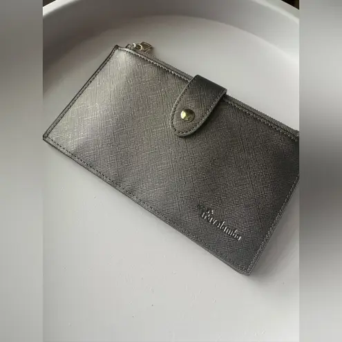 Travelambo RFID 15 Card Slot Wallet Silver