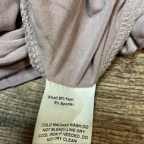 Suzanne Betro Simple By Lilac Cowl Neck Long Sleeve Size XL