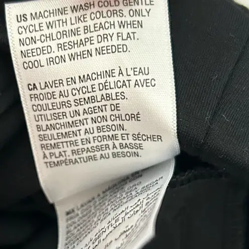 ON 34th Black Boot Cut kick flare Ponte Ankle Pants Size Medium