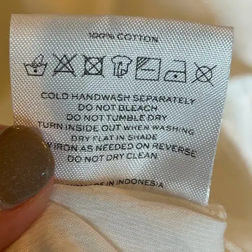 Faithfull the Brand Faithfull The Brand White Off The Shoulder Tilly Top Size 4