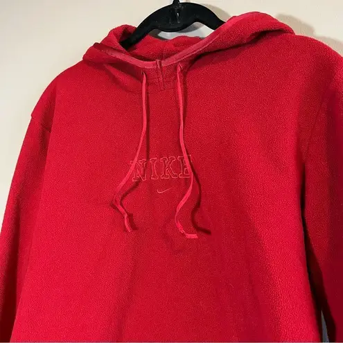 Nike ✨  Women’s Red Fleece Hoodie Large