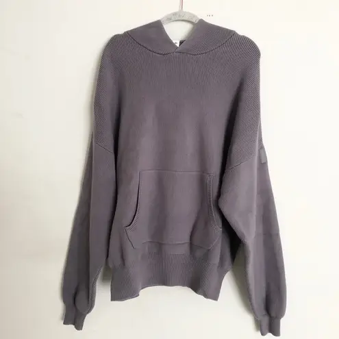 Alo Yoga Scholar Hooded Sweater Fog M