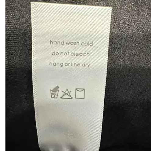 Naked Wardrobe Mock Neck Cutout Sleeveless Sweater Black Women's Plus Size 3X