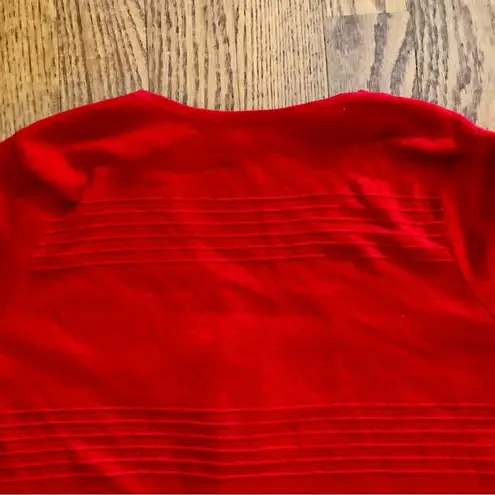 Charter Club Cardigan Red Cherry Open Front Long Sleeve Sweater Women’s Size XXL