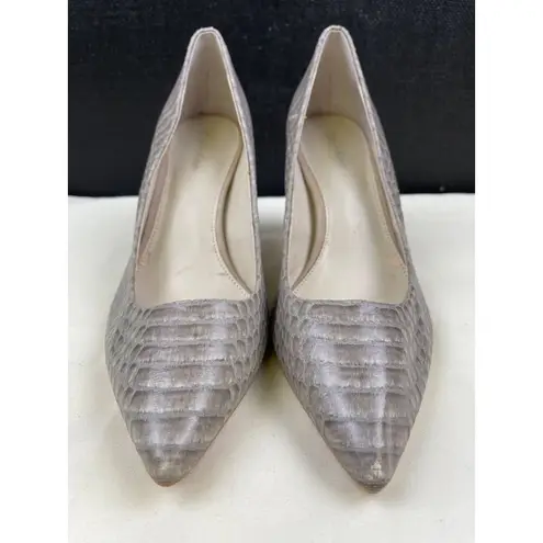 Calvin Klein  Women's Gray Shoes/ Heels 3.25" Size 8 SKU 4939