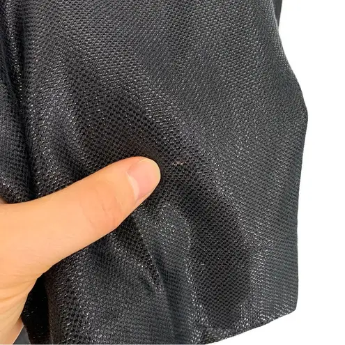 LEIFSDOTTIR Shiny Straight Slim Leg Trouser Pant Metallic Grey 10