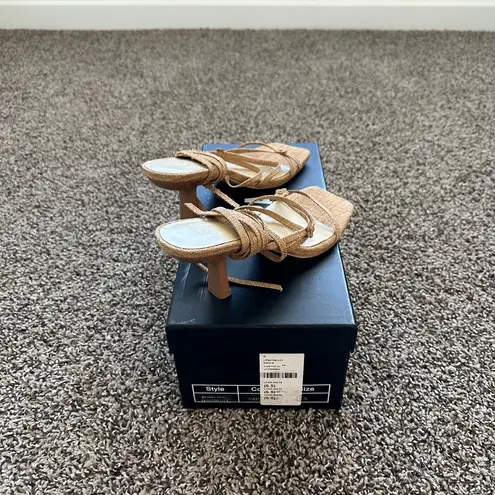 LPA Penny Heel in Natural, size 6.5