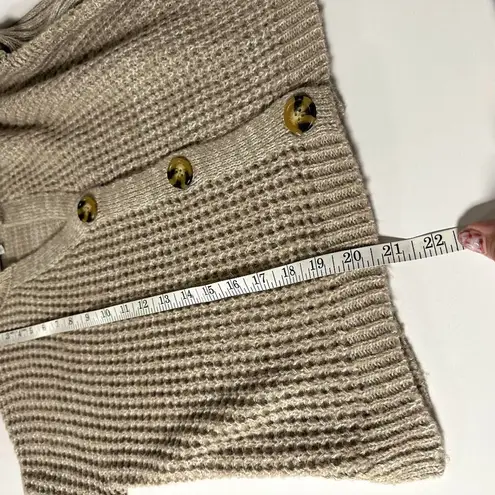 Freshman 1996 Cardigan Sweater Tan Size M