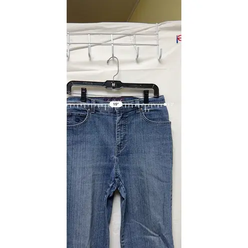 Gloria Vanderbilt BDE Gloria Vanderbilt Jeans Women’s Size 10 Blue Distressed High-Rise Straight