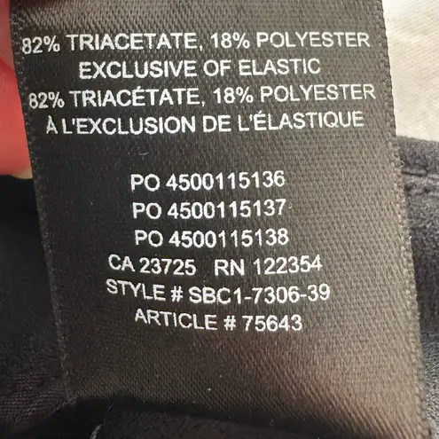 Babaton Aritzia Black faux wrap Triacetate midi skirt, size 8 minimalist luxury