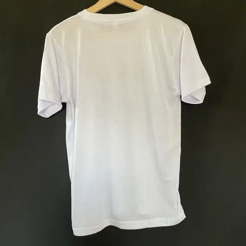 Bali tourist short sleeved shirt women's size small casual comfortable sheer Purple