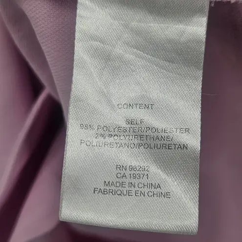 Tibi Lace-Up Crepe Midi Dress Purple Lilac Size 8