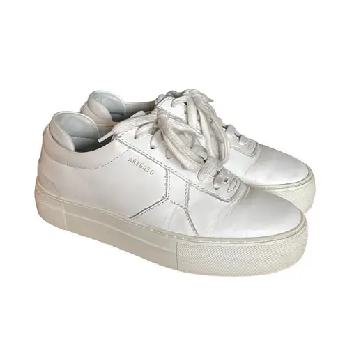 Axel Arigato platform leather sneaker size 5.5/35 White