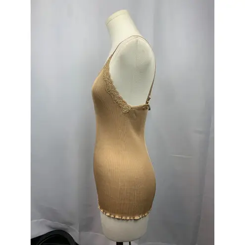 Women’s BCBG Maxazria Gold Silk TankTop Size M/L