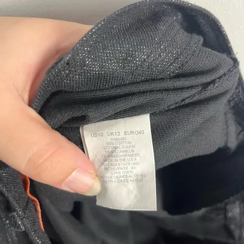 Cynthia Steffe Cynthia Black Shimmer Pants size 10 straight leg