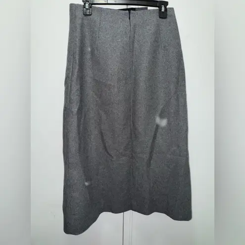 ZhiZhi Wool Grey Maxi Skirt Proenza Schouler Size US 2 / UK 6 Gray