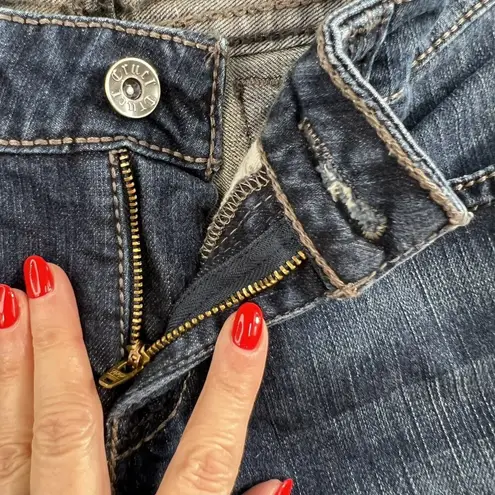 Cruel Denim 13 30L Blake Jeans Blue Bootcut Stretch Western Distressed Rocky Size 30