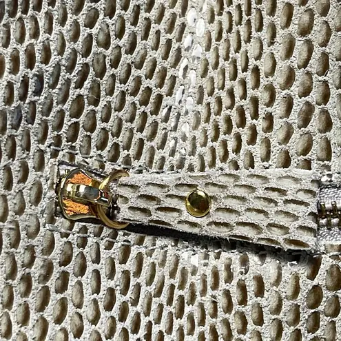 Maxine Couture Mamba Hobo Snakeskin Embossed Leather Handbag