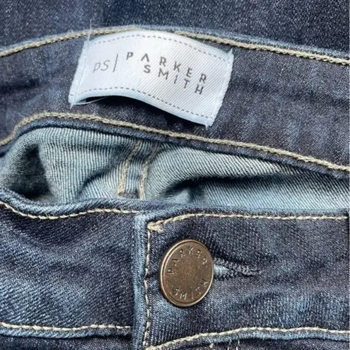 Parker Smith Denim Ava Skinny High Rise Distressed Dark Wash Slim Jeans Size 26