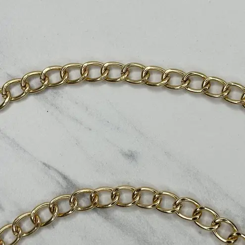 Gold Tone Chain Purse Strap 46" Crossbody Bag Replacement ✨