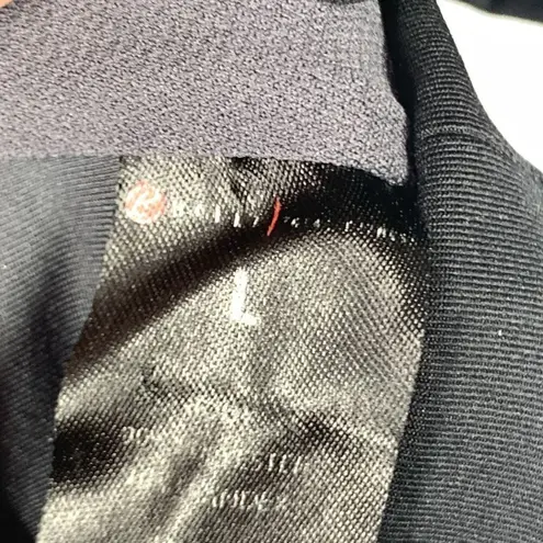 Ballys Women's Solid Adjustable Strap Back Hook Sports Bra Black Size Large