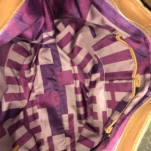 Kooba Jonnie Brown Leather Shopper Tote EUC