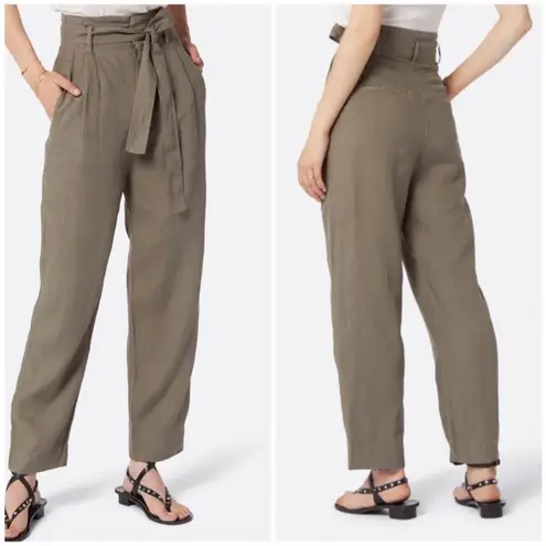 Joie plaid pants with self waist tie NEW