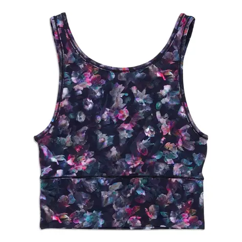 Lululemon  Power Pivot Reversible Purple Floral Tank Top Size 6