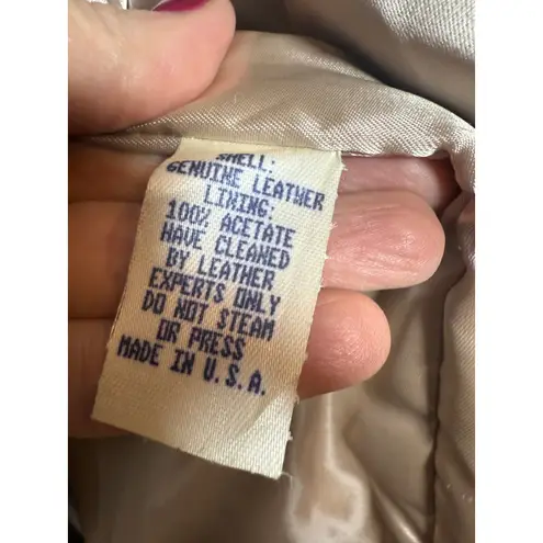 Marvin Richards NWT VTG x Saga Fox Leather Jacket w/Genuine Fox Fur Collar Sz M