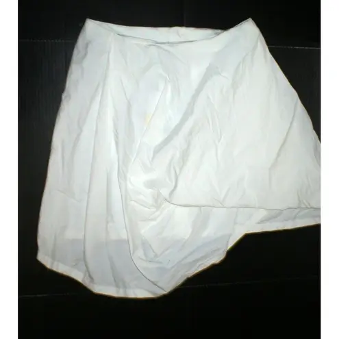 Jil Sander NWT New White Skirt Italy Asymmetric High Low Designer Womens 10