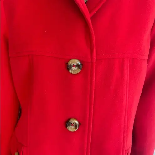 R.Q.T. Red Peacoat Size 12