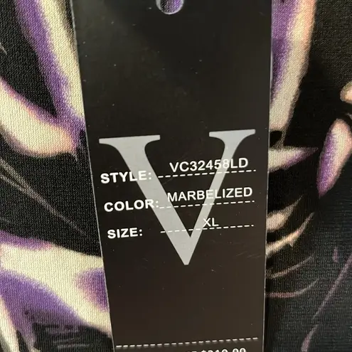 Vertigo Paris Vertigo Marbelized Maxi Dress NWT