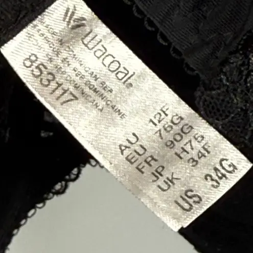 Wacoal Black La Femme Contour Bra 853117 size 34G