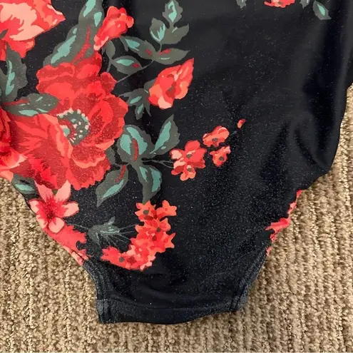 ALBION FIT ALBION ICON RUCHED ONE-PIECE ANTIGUA floral print swimsuits size XS EXTRA Small