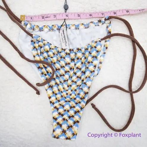 Bec & Bridge NEW Free People x kaleidoscope cheeky string bottoms, USA size 6