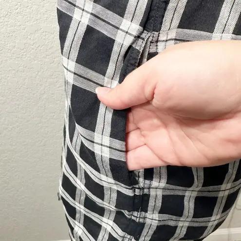 Rag and Bone  Cooper Dress Black Grey Plaid - Image 7