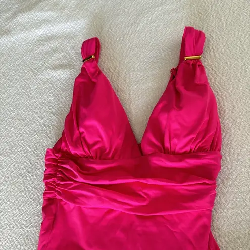 MELISSA ODABASH PANAREA FUCHSIA SWIMSUIT, Size 4, $275 Pink