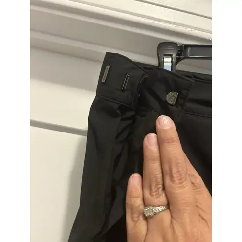 Zero Restriction Womens MEDIUM Waterproof Golf Pants Black GoreTex Ankle Zip EUC