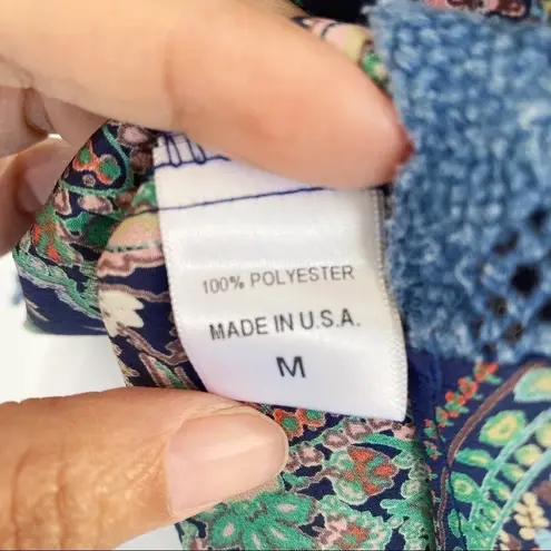 Bobeau Floral paisley colorful tank Size Medium