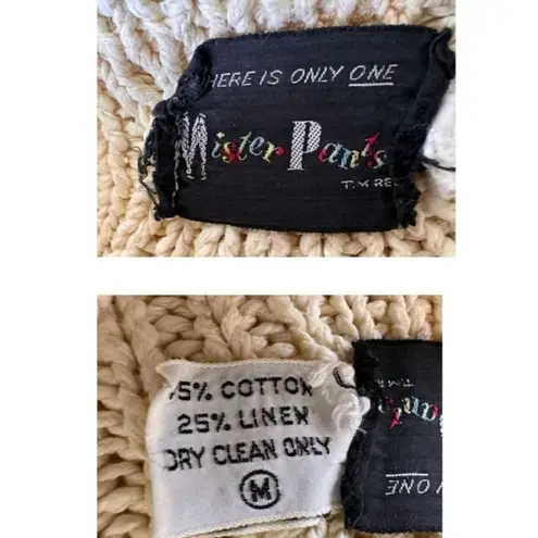 Vintage There is Only One Mister Pants Sleeveless Knit Sweater Medium Ye… Yellow Size undefined