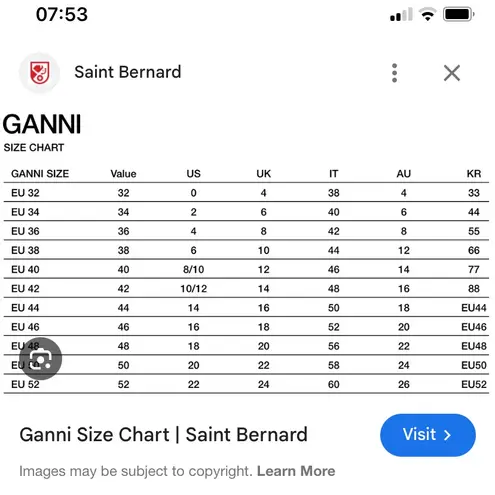 Ganni Printed Crepe Blouse Meadow Egret size 34 or US 2 quiet Luxury bohemian