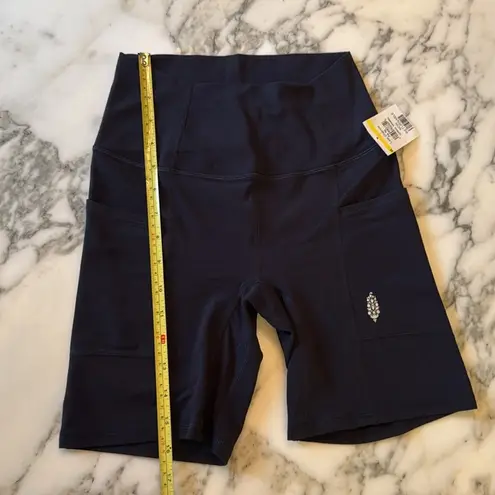 NWT Free People Movement Never Better Pocket Bike Shorts Black XS (0